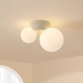 Double Globe Ceiling Light – French Modern Fixture