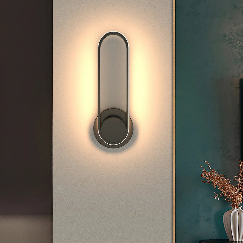 LED Wall Light – 330° Rotating Aluminium Sconce