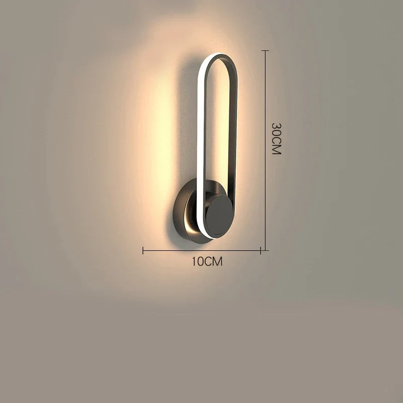 LED Wall Light – 330° Rotating Aluminium Sconce