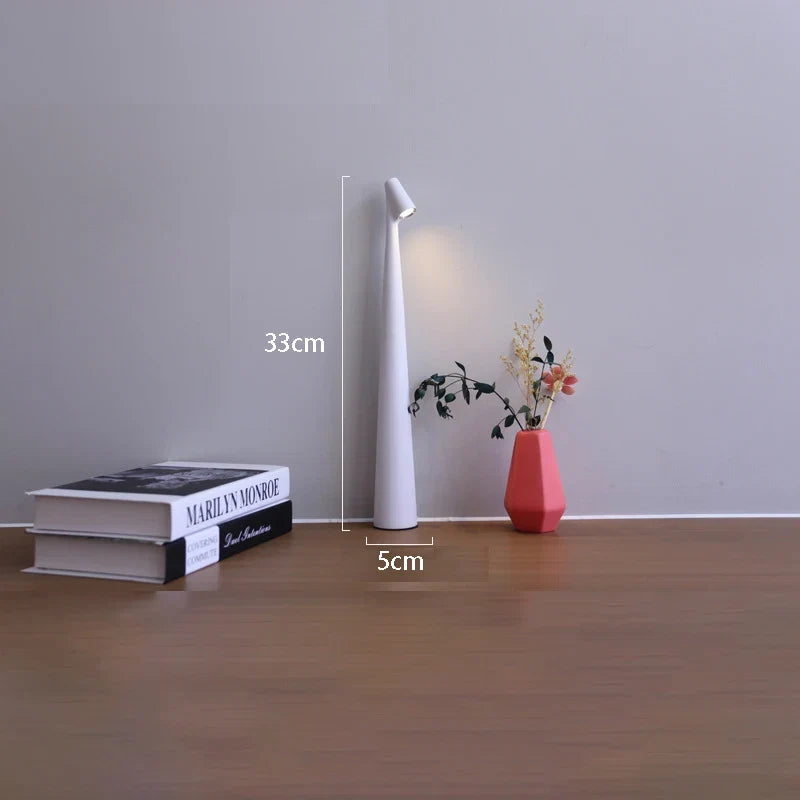 LED Table Lamp – Rechargeable Touch Dimmable Bedside Light