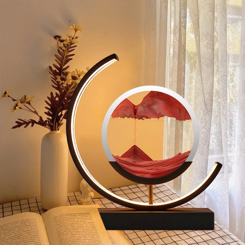 Quicksand LED Table Lamp – Moving Sand Mood Light
