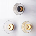 Glass LED Wall Sconce – Round Decorative Light