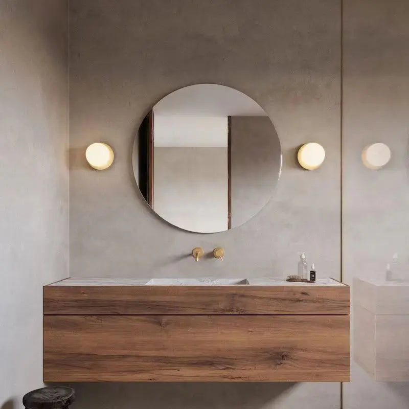 Globe Glass Wall Lamp – Bathroom & Bedroom Sconce