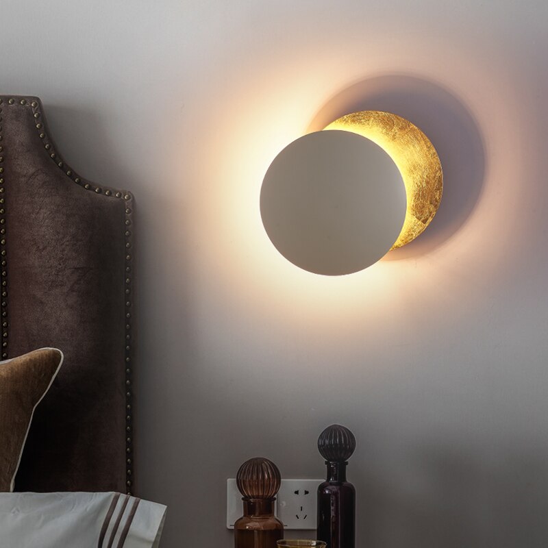 Eclipse Wall Light – Modern Round Sconce
