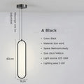 LED Pendant Light – Gold & Black Minimalist Hanging Lamp