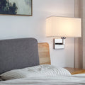 Wall Lamp with Reading Light – E27 Bedside Sconce