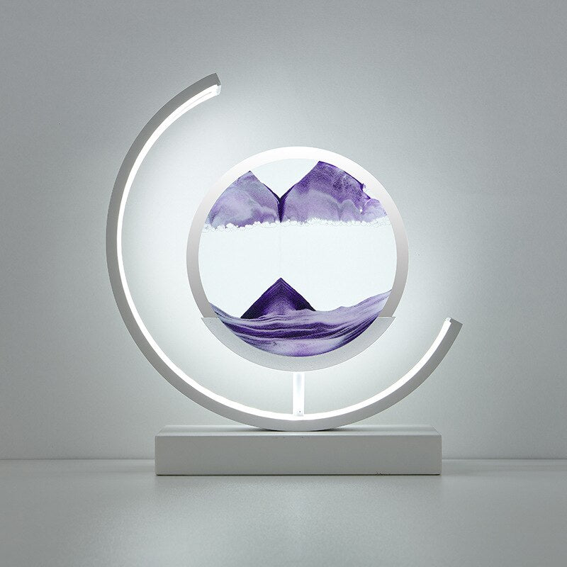 Quicksand LED Table Lamp – Moving Sand Mood Light