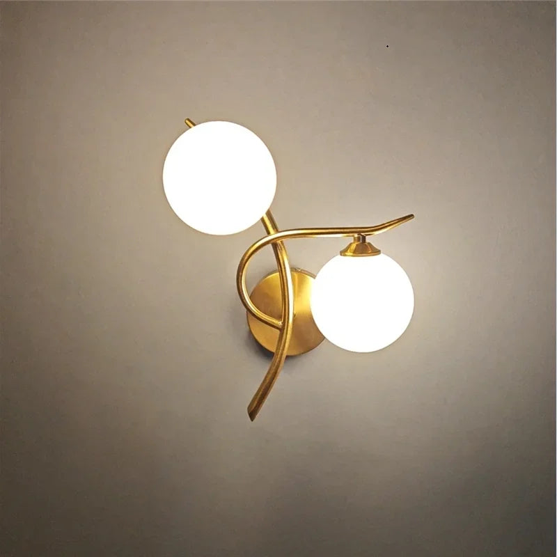 Dual Globe Wall Light – Nordic LED Sconce