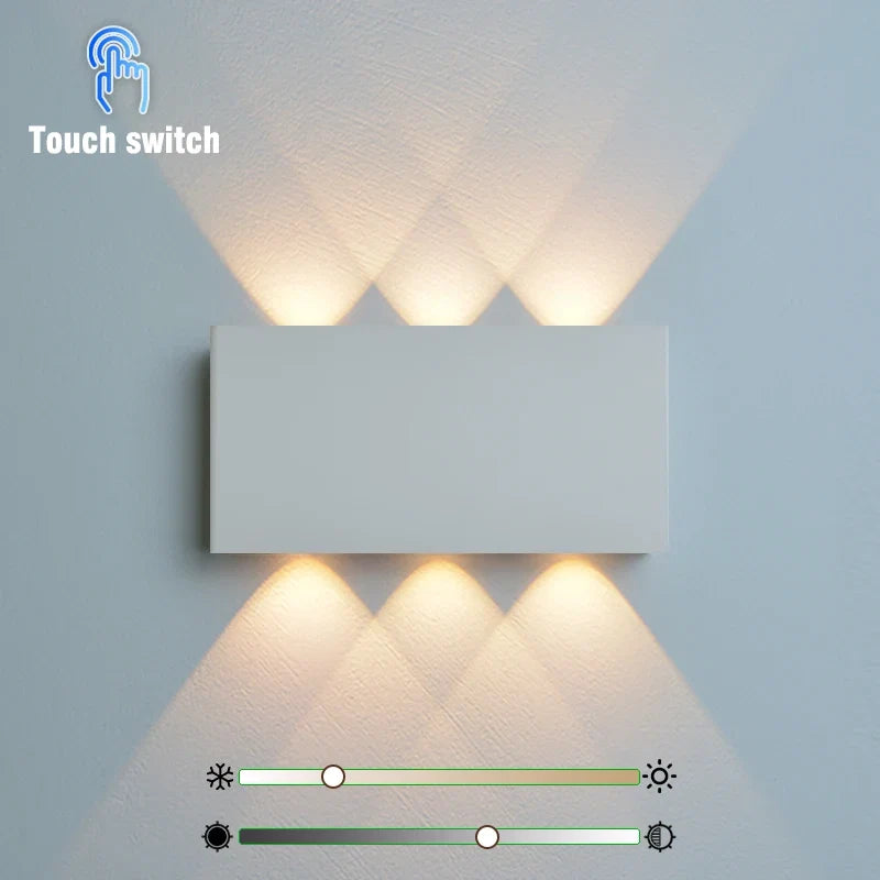 Rechargeable Wall Lamp – Wood-Grain Cordless Sconce