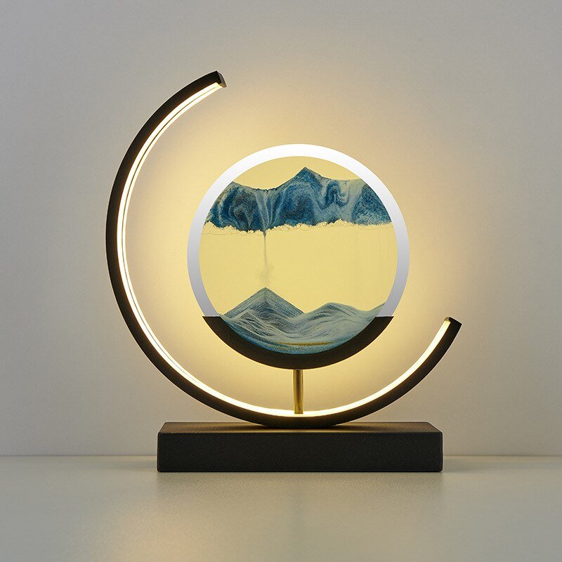 Quicksand LED Table Lamp – Moving Sand Mood Light