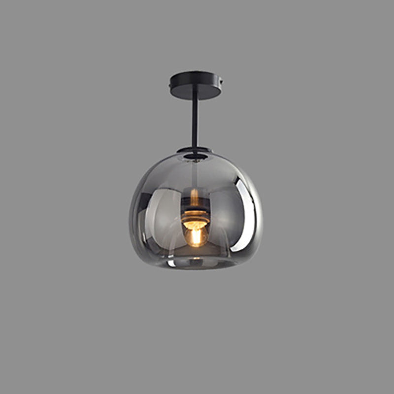 Glass Ball Ceiling Light – Nordic Semi-Flush Mount