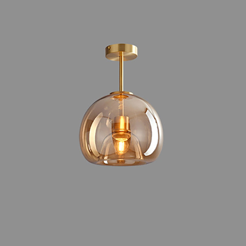 Glass Ball Ceiling Light – Nordic Semi-Flush Mount