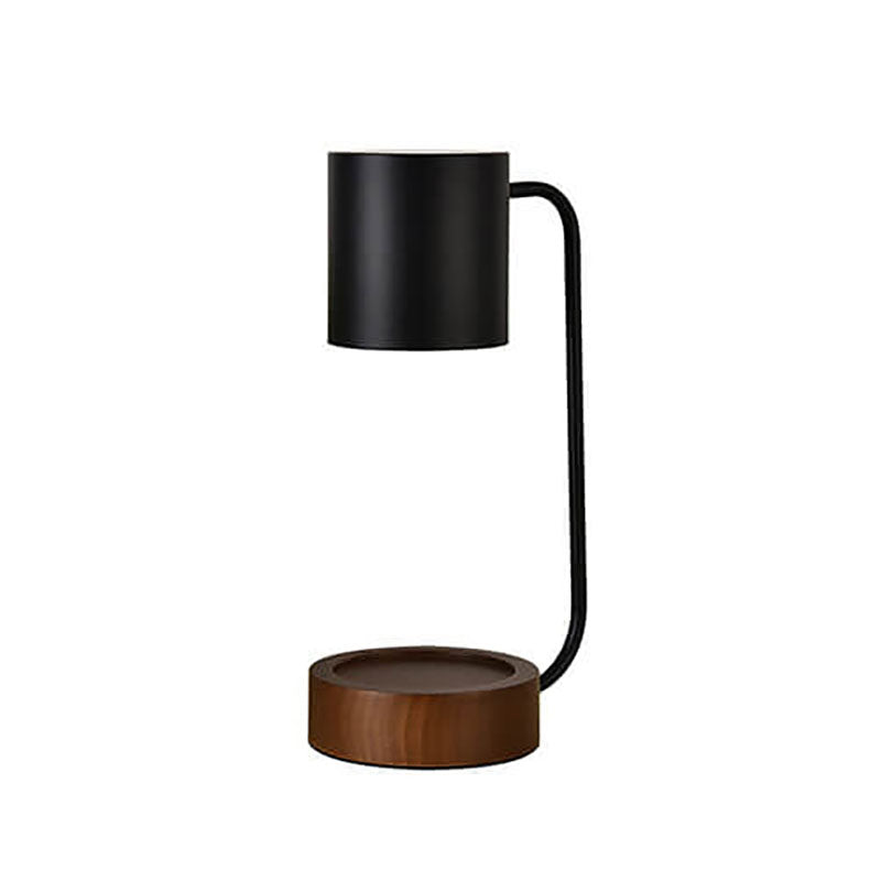 Table Lamp – Japanese Minimalist Wood & Metal Design