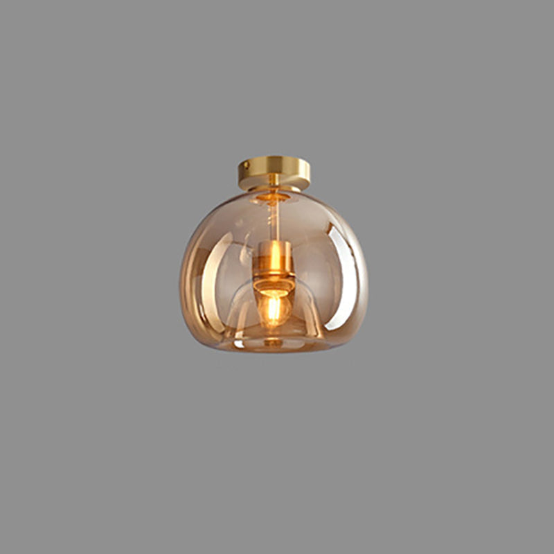 Glass Ball Ceiling Light – Nordic Semi-Flush Mount
