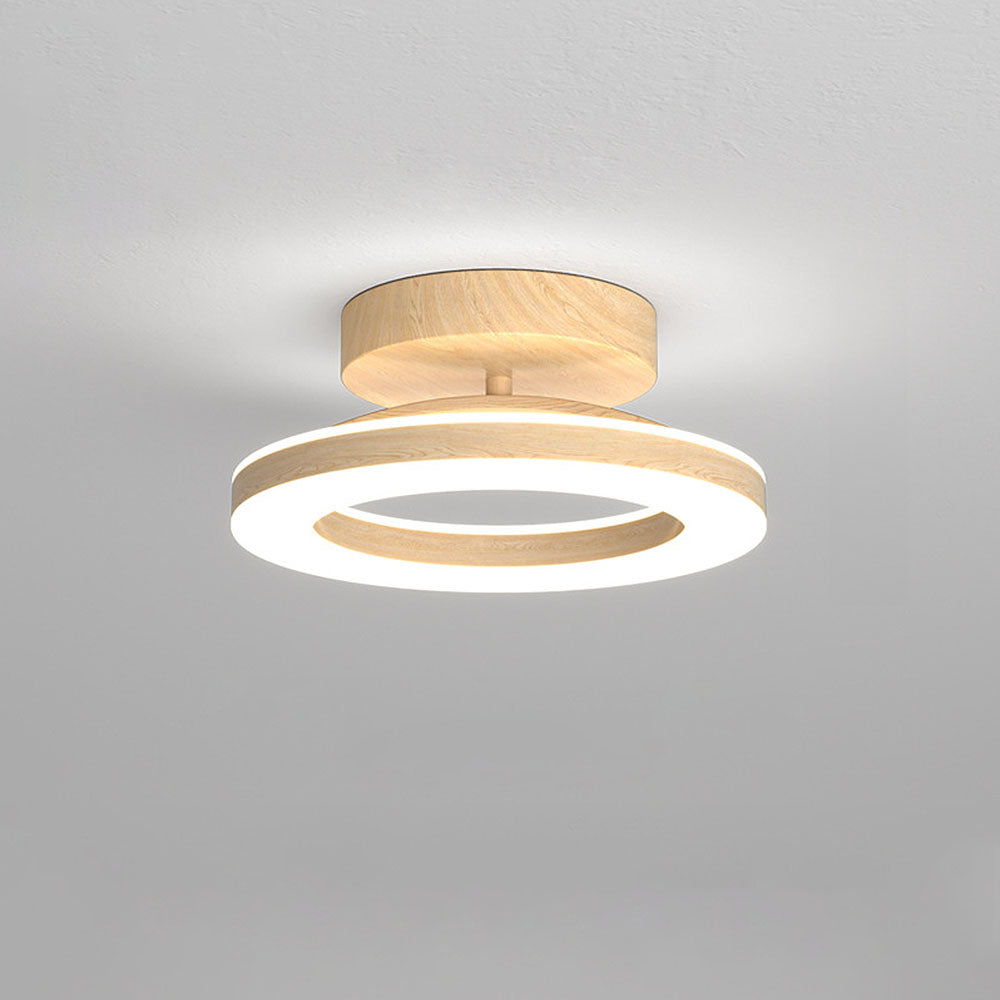LED Ceiling Light – Round Acrylic Flush Mount for Hallways