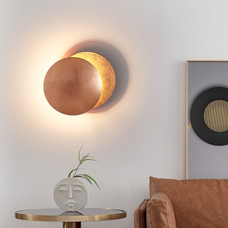 Eclipse Wall Light – Modern Round Sconce
