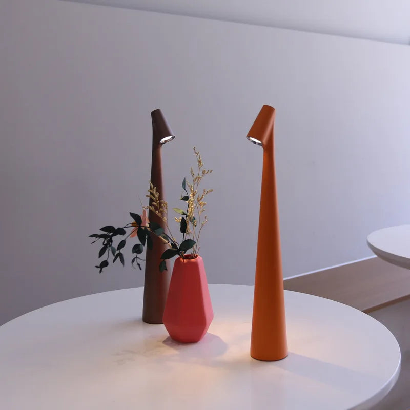 LED Table Lamp – Rechargeable Touch Dimmable Bedside Light