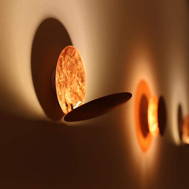 Eclipse Wall Light – Modern Round Sconce