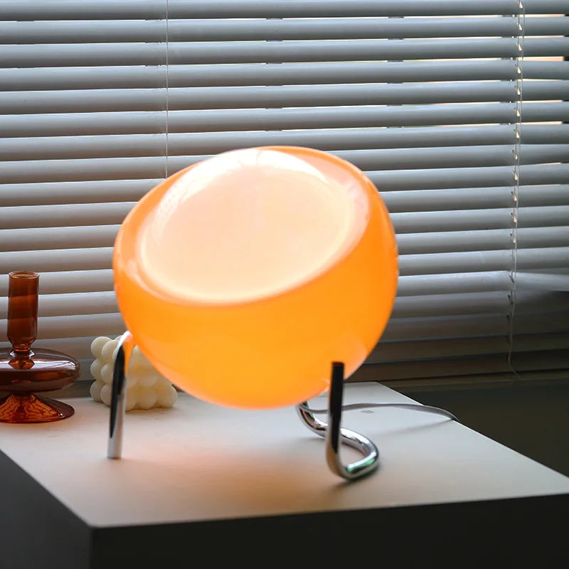 Glass Table Lamp – Retro Bauhaus Nordic Design
