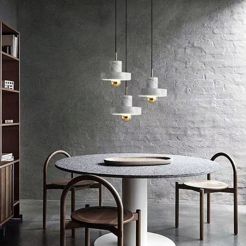 Marble Pendant Lamp – Natural Stone Hanging Light
