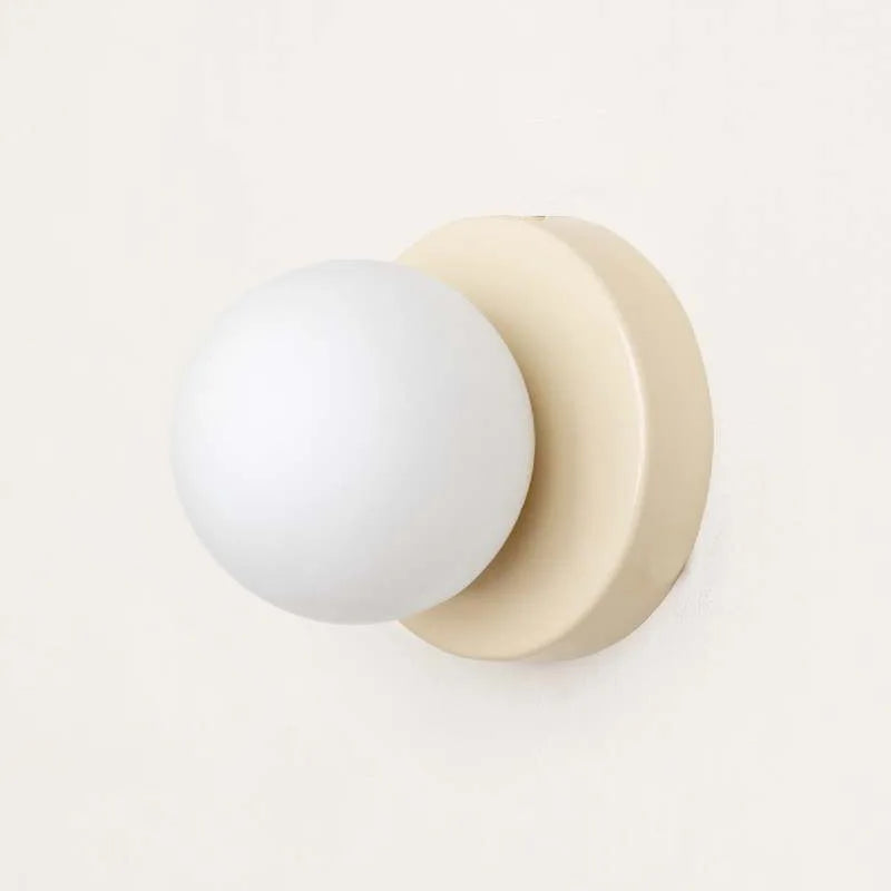 Macaron LED Wall Lamp – Coloured Glass Sconce
