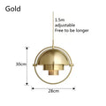 Sculptural Pendant Light – Nordic Metal Suspension Lamp