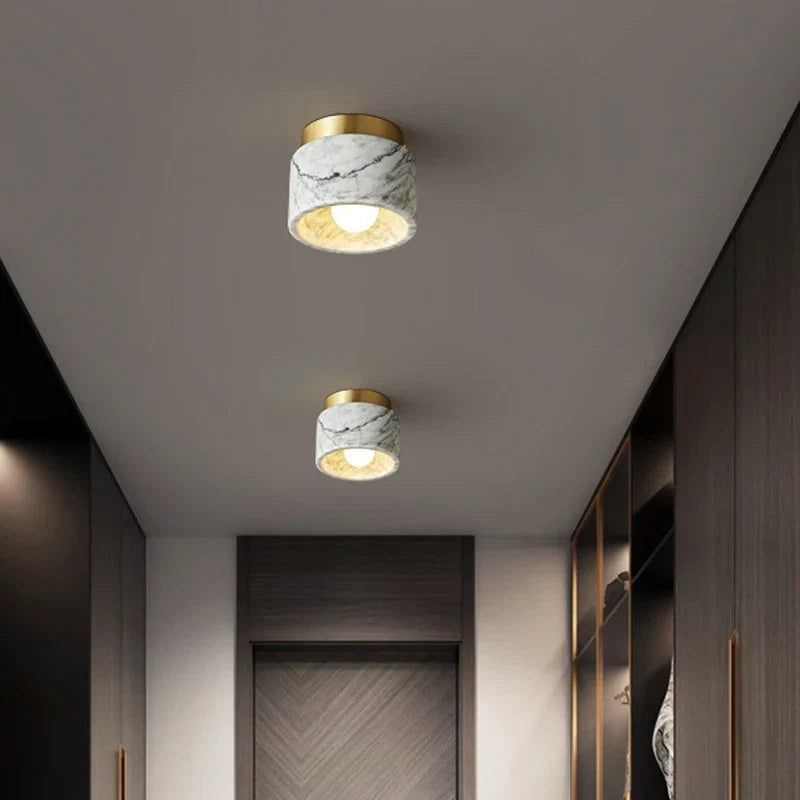 Marble Ceiling Light – Stone Finish Downlight