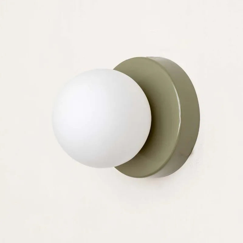 Macaron LED Wall Lamp – Coloured Glass Sconce
