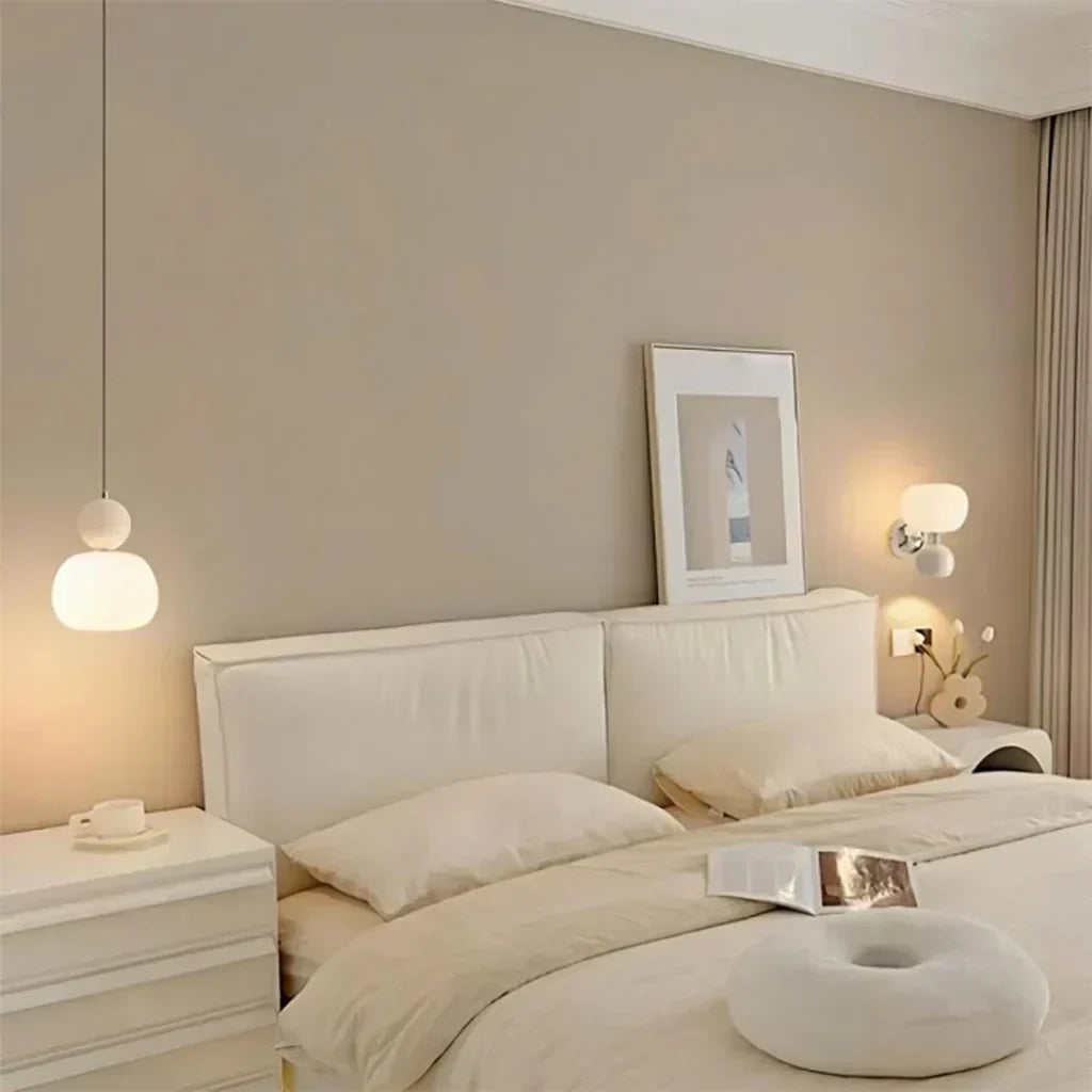Pumpkin Pendant Light – Nordic LED Ceiling Lamp