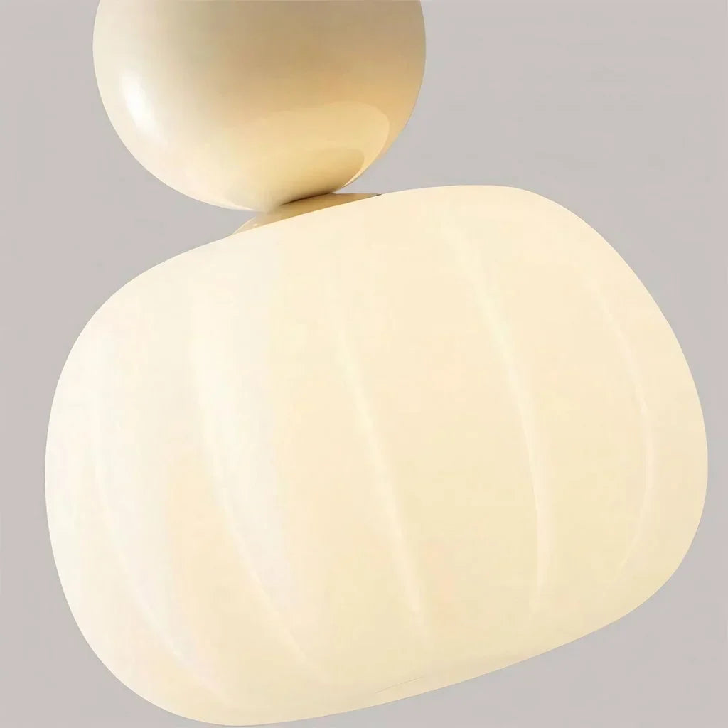 Pumpkin Pendant Light – Nordic LED Ceiling Lamp