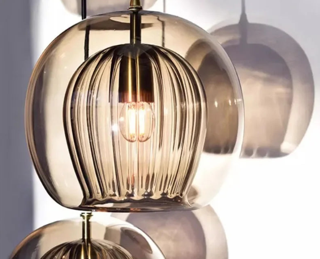 Glass Pendant Light – Modern Ambient Hanging Lamp
