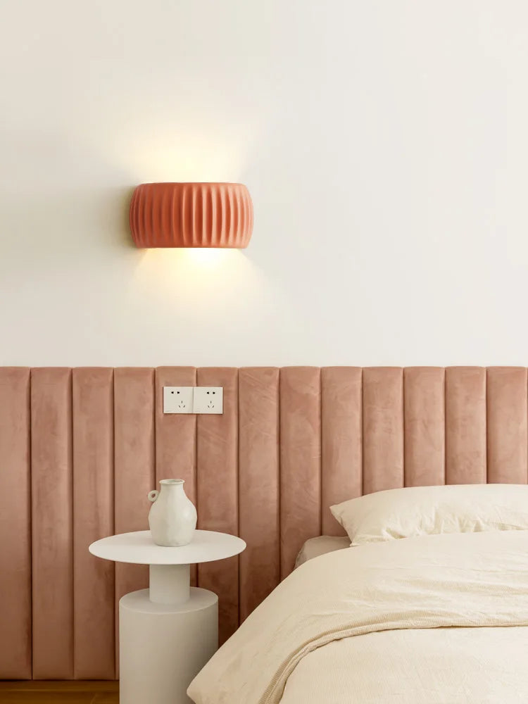 Resin Wall Lamp – Textured French Sconce