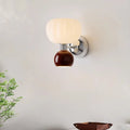 Pumpkin Wall Lamp – Glass & Metal Nordic Sconce