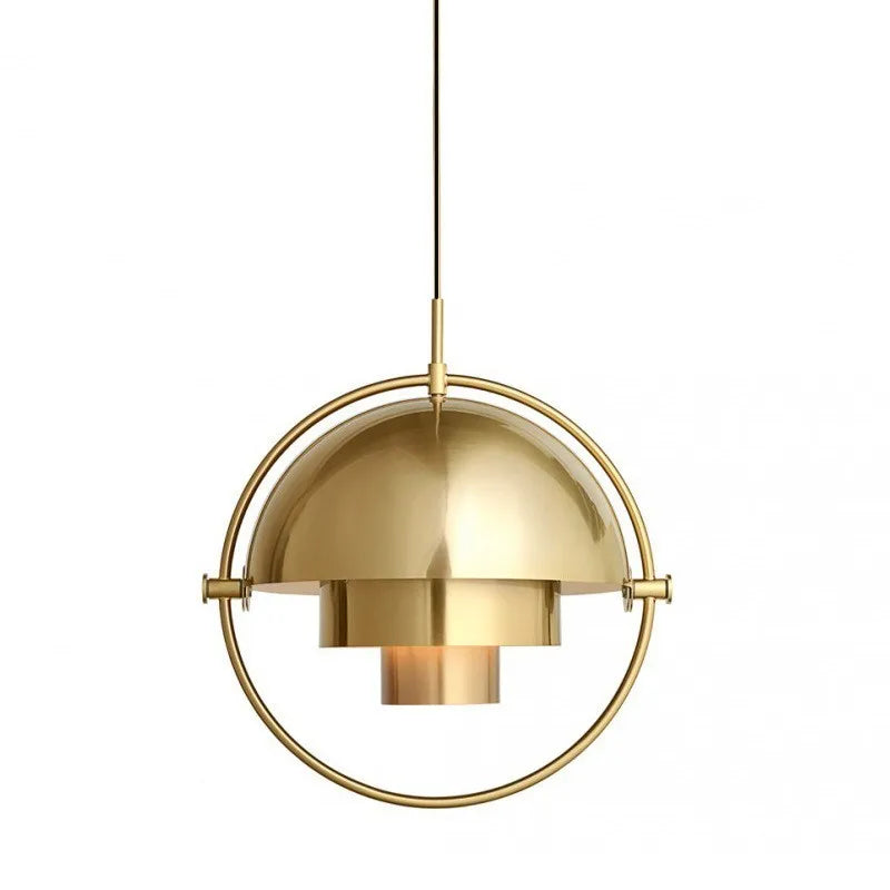 Sculptural Pendant Light – Nordic Metal Suspension Lamp