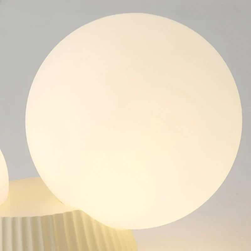 Double Globe Ceiling Light – French Modern Fixture