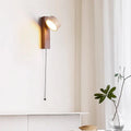 Wabi-Sabi Wall Lamp – Headboard Sconce with Pull Switch