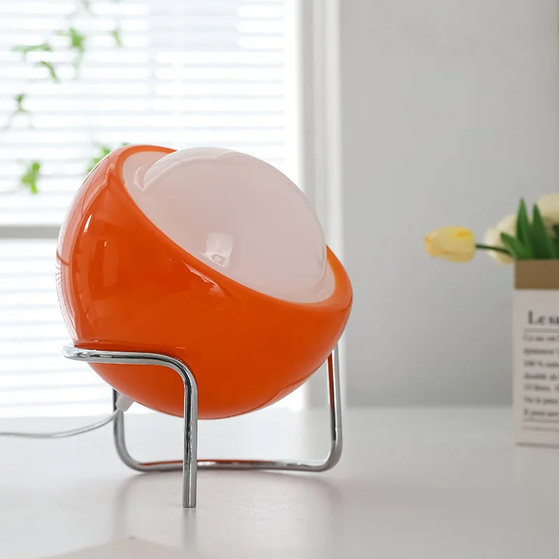 Glass Table Lamp – Retro Bauhaus Nordic Design