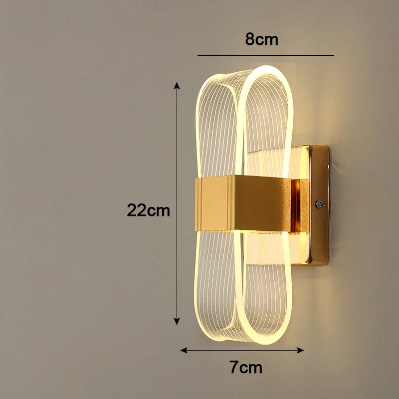 Aluminium LED Wall Lamp – Nordic Decorative Sconce
