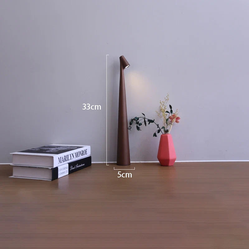 LED Table Lamp – Rechargeable Touch Dimmable Bedside Light
