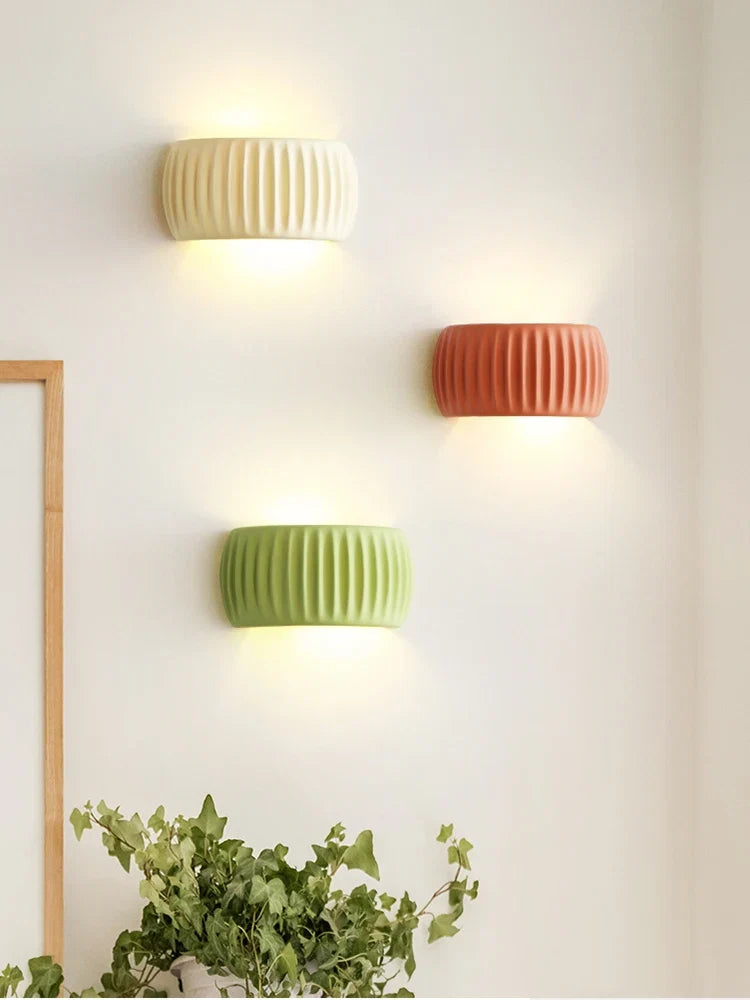 Resin Wall Lamp – Textured French Sconce
