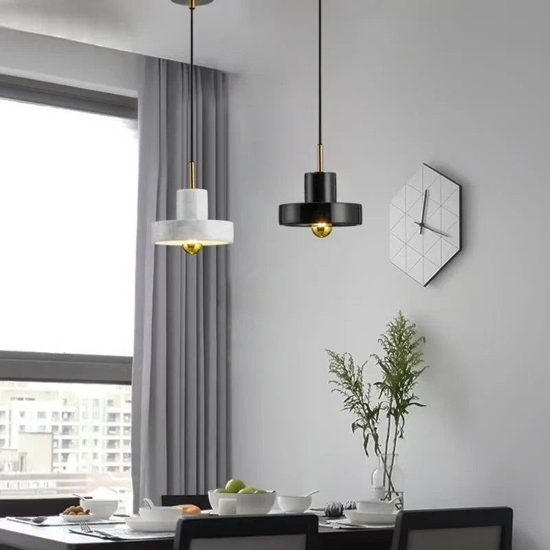 Marble Pendant Lamp – Natural Stone Hanging Light