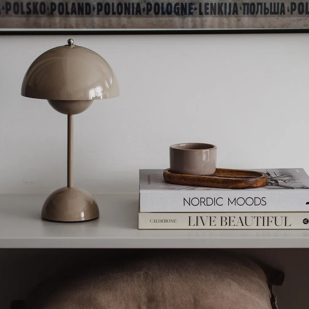 Mushroom LED Table Lamp – Rechargeable Touch Night Light
