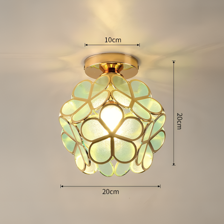 Flower Ceiling Light – Colourful Retro Flush Mount