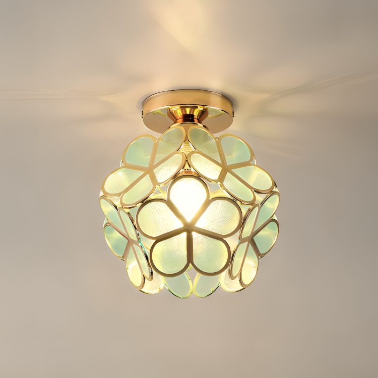 Flower Ceiling Light – Colourful Retro Flush Mount
