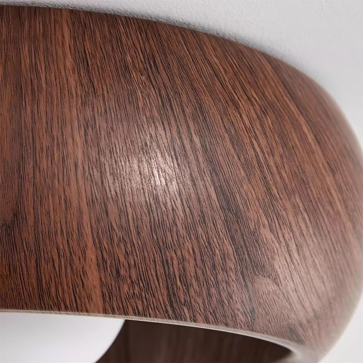 Wooden LED Ceiling Lamp – Minimalist Flush Mount