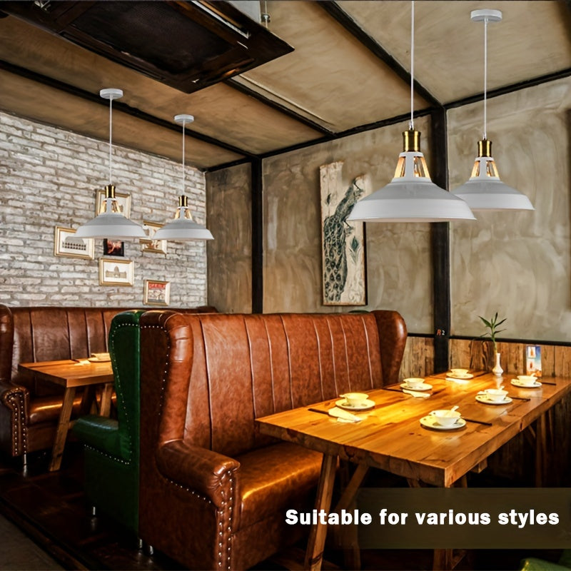 Metal Pendant Light – Industrial Retro Loft Hanging Lamp