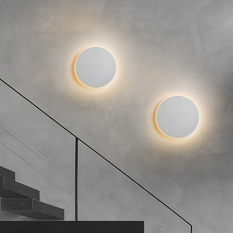 Round LED Wall Light – Nordic Minimalist Sconce