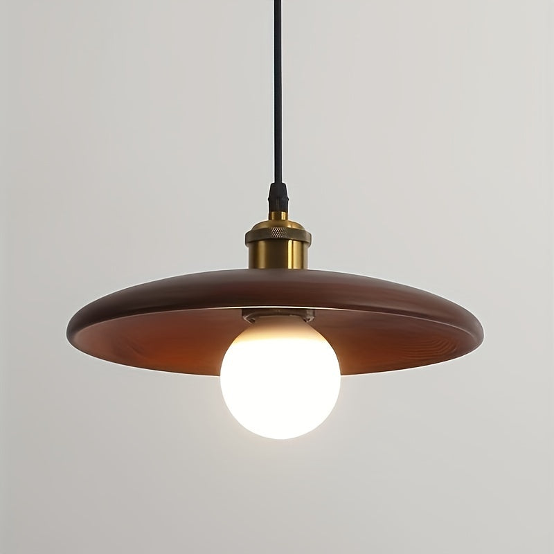 Solid Wood Pendant Light – Scandinavian Ceiling Lamp