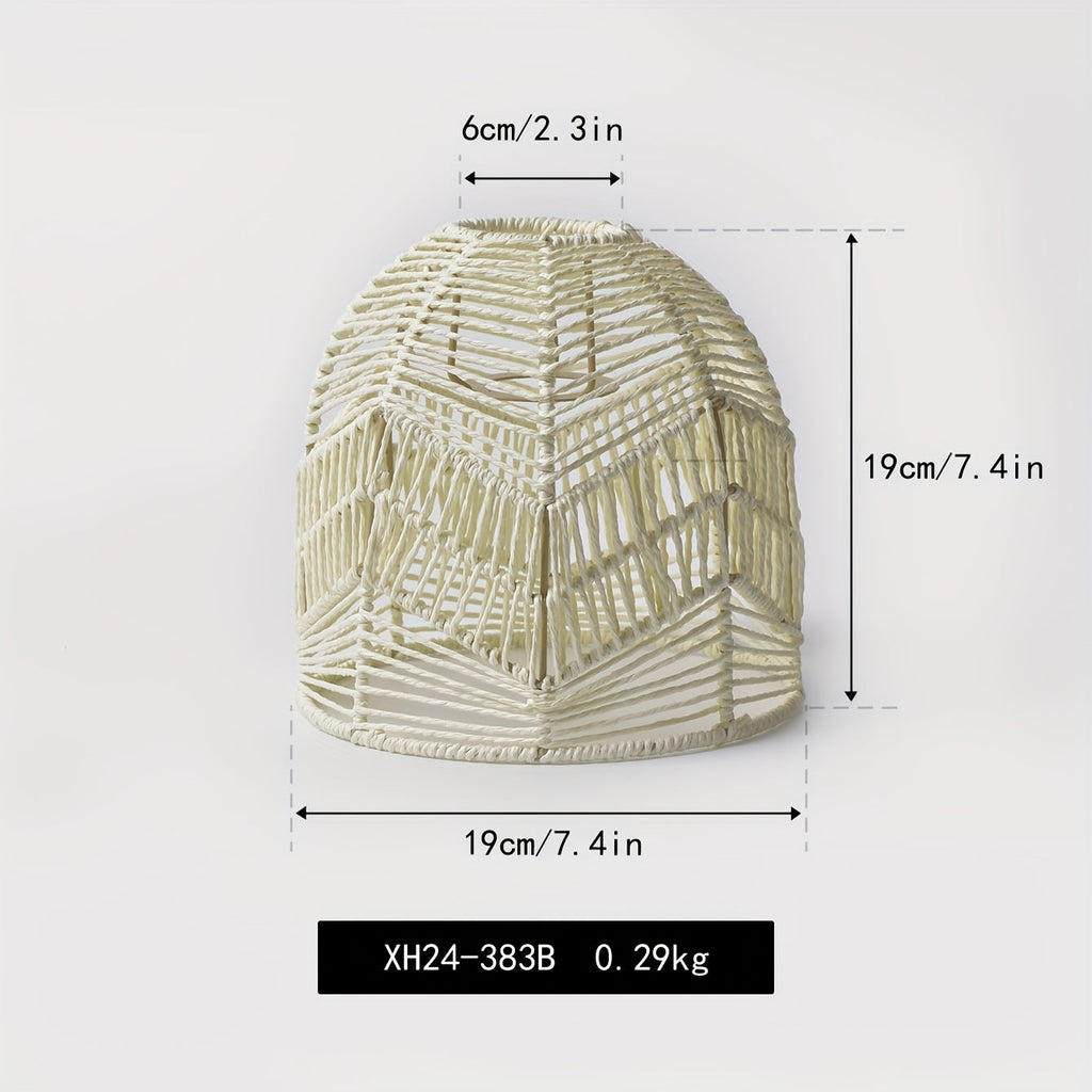 Rope Pendant Shade – Handwoven Farmhouse Light Shade
