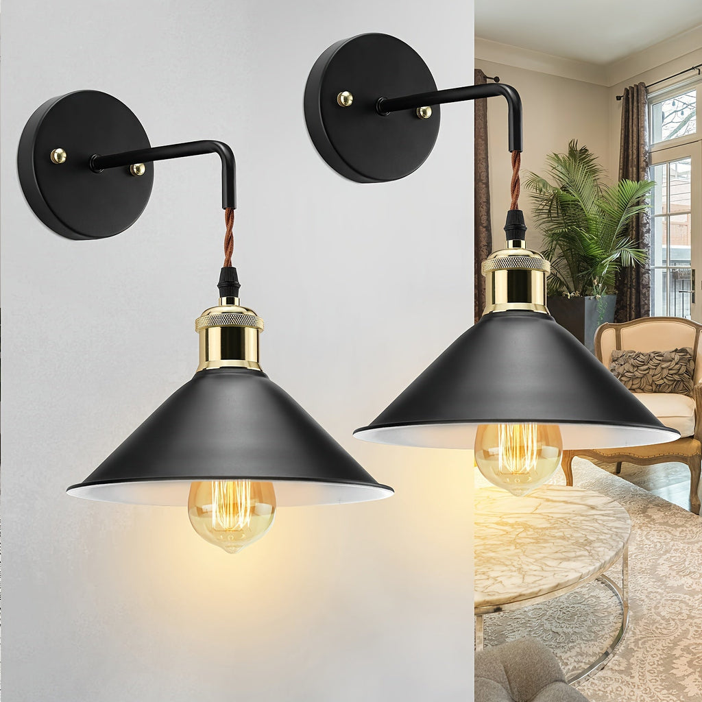 Metal Wall Sconce – Industrial Oil-Rubbed Fixture